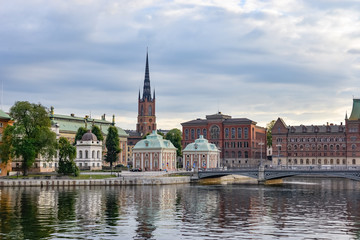 Naklejka premium European streetscape, beautiful architectural scenery