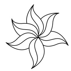 leafs plant decorative icon vector illustration design