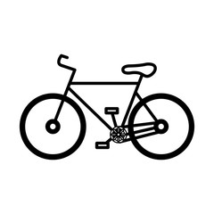 Fototapeta premium bicycle vehicle isolated icon vector illustration design