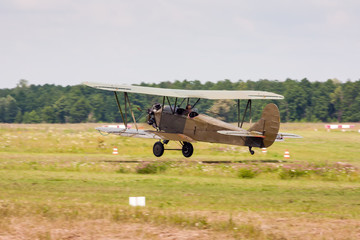 Takeoff Retro airplane