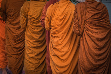 Bhuddist monks robes in Luang Pranbang, Laos