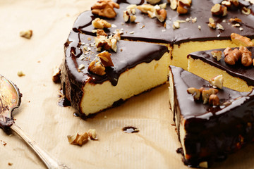 Cheesecake with icing