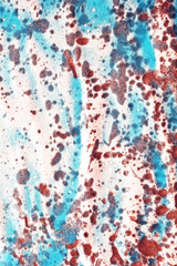 Vivid Coloured Wet Paint and Bubble Texture Effect Background