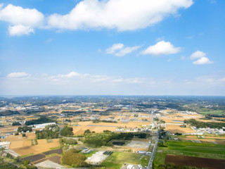 Fototapeta na wymiar Landscape around Narita airport