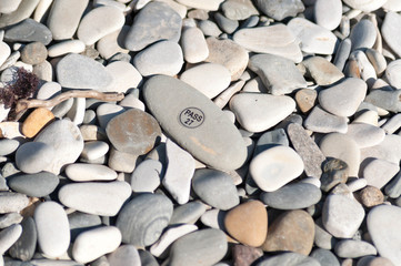 Sea pebbles