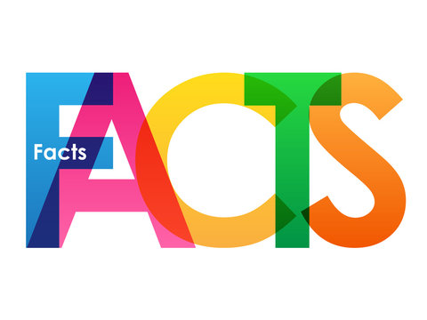 FACTS Colourful Letters Banner