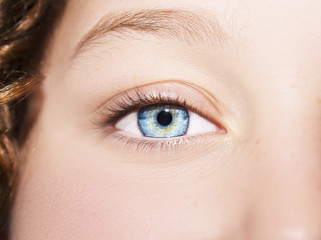 Obraz premium Piękne, wnikliwe spojrzenie. Bliska strzał