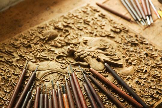 Woodworking engraving tool