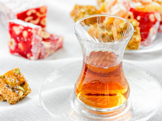 Tea and sweet Delight.