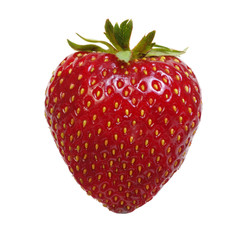 Strawberry isolated on white background.