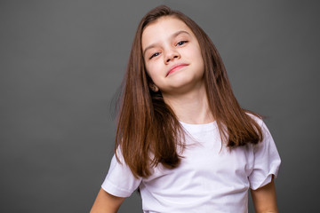 Obraz premium Portret uroczej dziewczynki
