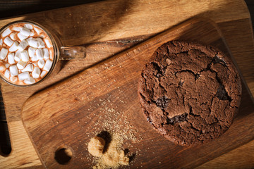 American chocolate cookies