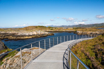 Landscape in Kristiansund, Norway.