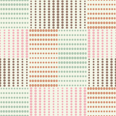 Pattern with points. Vector seamless background. Colorful abstract geometric ornament.