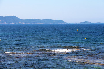Obraz premium Mediterranean Sea - Hyères - French Riviera