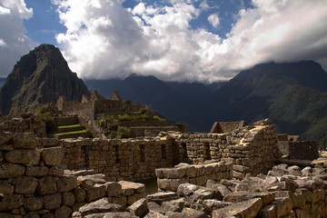 The Inca city of Machu Picchu 
