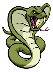 Cobra Snake Viper Mascot