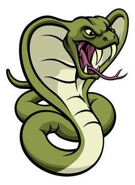 recommend clip art: Cobra Snake Viper Mascot