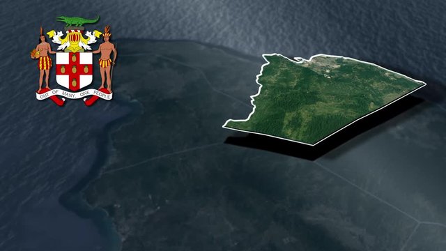 Saint James with Coat Of Arms Animation Map
Parishes of Jamaica