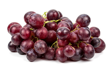 Grapes on a white background