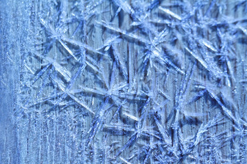 Morning frost - macro picture