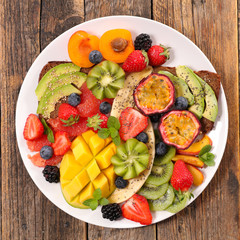 healthy fruit breakfast