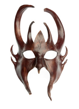 isolated davil mask