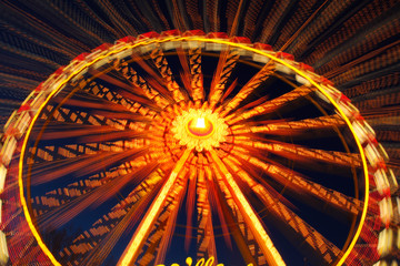Langzeitbelichtung Riesenrad