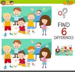 spot the differences with children