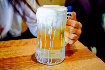 beer in glass