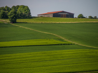 Obraz premium Ackerbau im frühjahr