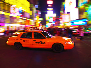 Yellow Taxi Cab New York City