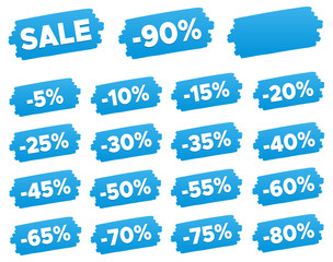 Discount Price Tags - Discount Label Set.