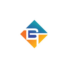 logo of letters B and T 