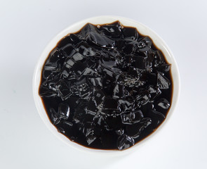 Chinese mesona isolated on white background