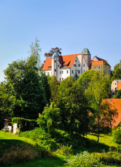 Fototapeta na wymiar Burg Hohnstein, Hohnstein, Landkreis Sächsische Schweiz-Osterzgebirge, Sachsen, Deutschland