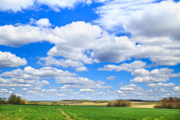 landscape with clouds