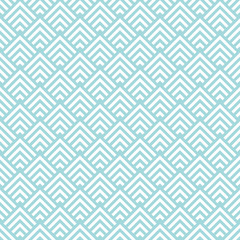 Retro Seamless Pattern Corners Turquoise