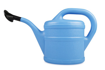 Blue watering can