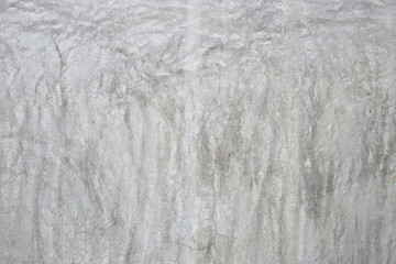 Old gray wall Broke Concrete