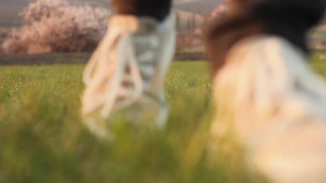 Stylish footwear, advertising video