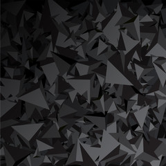 Background with gray 3d triangles.
