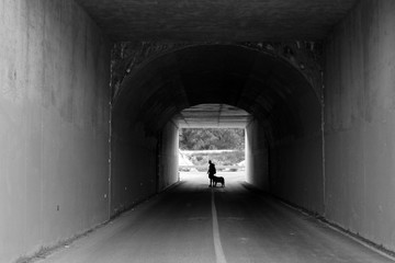 Siluetas al final del túnel.