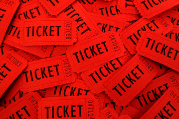 Tickets Used for Entrance into an Event