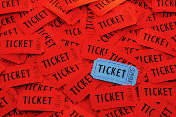 Tickets Used for Entrance into an Event