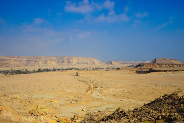 QESHM ISLAND, canyon Stars Valley. Mountain range at Qeshm Island, Hormozgan, Iran