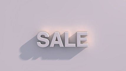 3d Sale sign