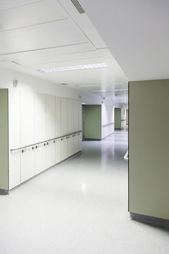 Hall of a health hospital