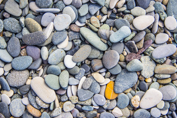 background with round pebble stones