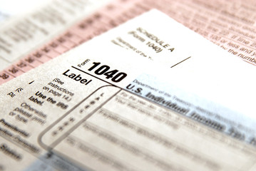 Tax Forms 1040 for IRS